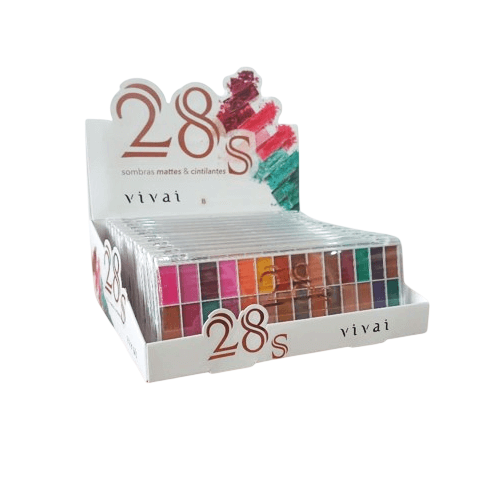 Box c/12 - Paleta de Sombras 28s Vivai - 2198.1.1 - COR B / 12,74