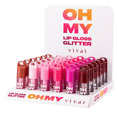 Box c/ 36 Lip Gloss Glitter Oh My Vivai 3358