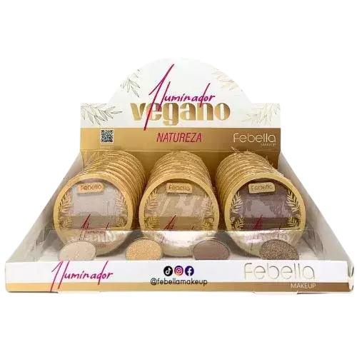 BOX C/24un Iluminador Vegano Natureza - Febella